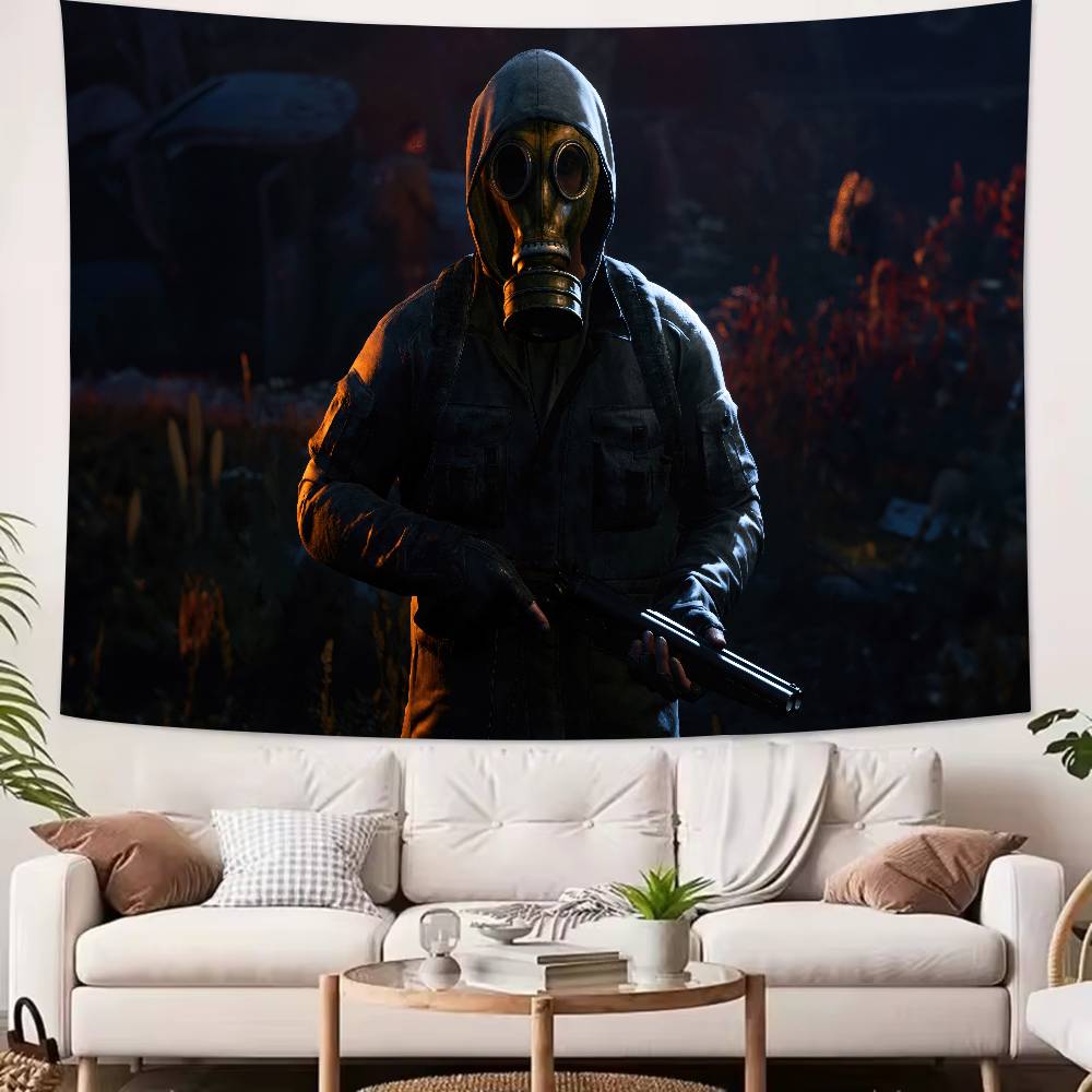 Horror Thriller Adventure Game SSTALKER Series Game Tapestry Decoration Bedroom Dormitory Background Living Room Club Tapestry