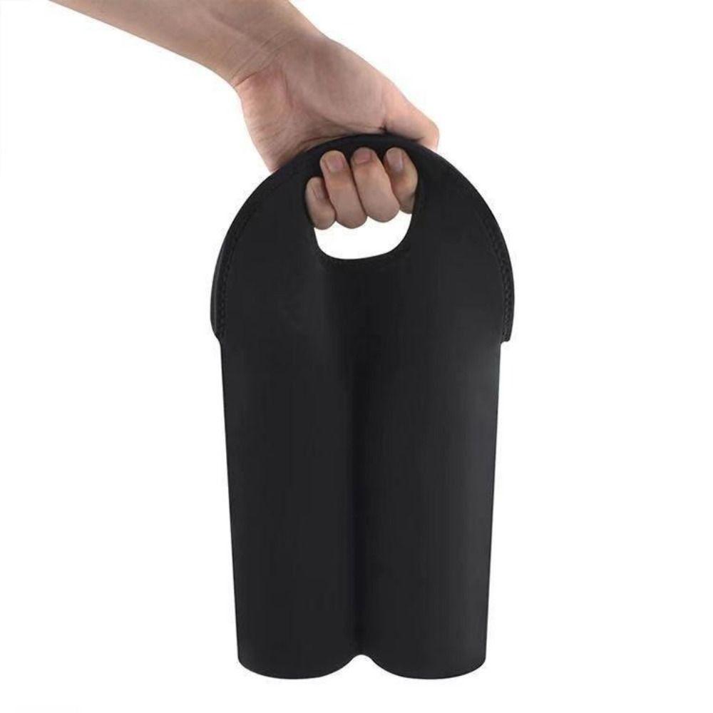 Neoprene Can Carrier Tote 2 Bottles Water Bottle Cover Wine Cooler Bag  Wine Accessories