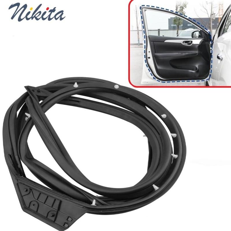 Car Door Weatherstrip Moulding Seal Strip Front Rear Left Right For Nissan Sentra 2013 2014 2015 2016 2017 2018 2019 Front Left