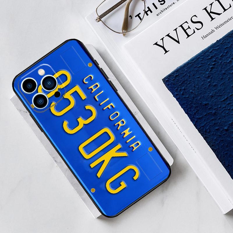

Retro License Plate Number Phone Case For iPhone 13 11 12 14 15 16 Pro Max 7 8 Plus X XS XR 12 13 Mini Bumper Cover iPhone 11Pro MAX