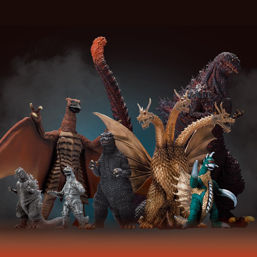Deagostini Kolekcja Kaiju Toho Edycja Specjalna Skala PVC Malowany Zestaw Figurek 1/700