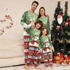 Family Matching Print Sets Pajamas Loungewear Outfits Family Matching Long Sleeve Tops+Pants Set