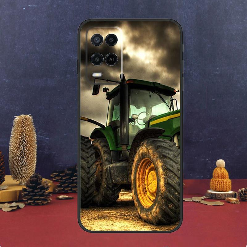 Farm Tractor Case For Oppo A5 Pro A6 A15 A18 A38 A58 A78 A98 A54 A74 A94 A17 A57 A80 A60 A40 A16 A76 A96