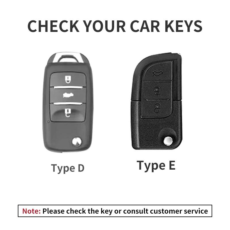 Leather Car Key Cover Car Key Case for Changan CS75 Eado CS35 Raeton CS15 V3 V5 V7 Car Key Case Protective Cover Shell Keychain
