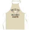 Planetee Apron Everything Is Good In COLETTE's Kitchen | Original Name Gift for Cook | Protective Clothing Blouse