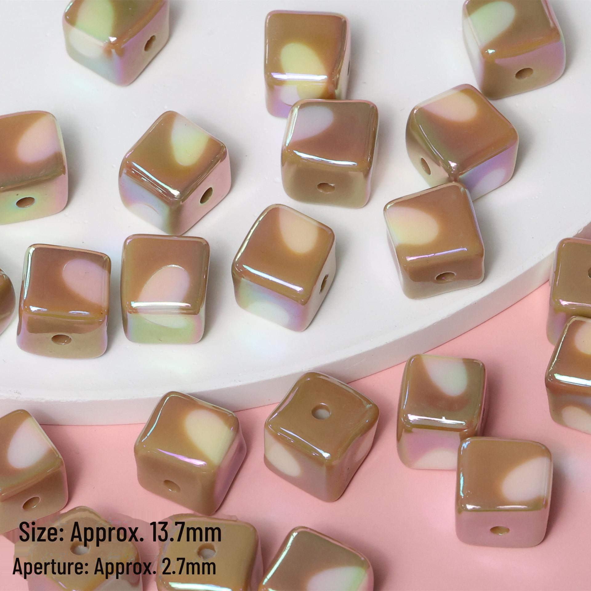 

Симпатичное кофейное ожерелье из акриловых бусин с бабочками и цветами для самостоятельного изготовления цепочек для мобильных телефонов