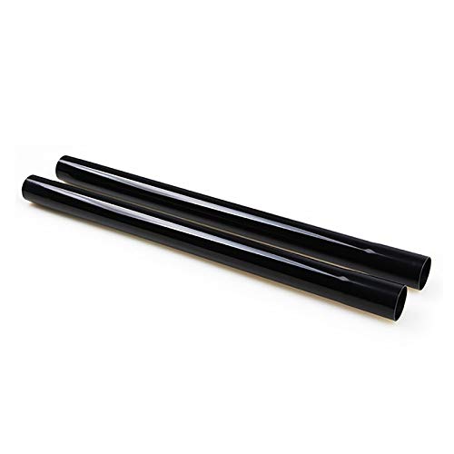 Universeller Staubsauger-Verlängerungsrohr 32mm Innendurchmesser Kunststoff Flexibler Schlauchverbinder Schwarz Set mit 2 Stück