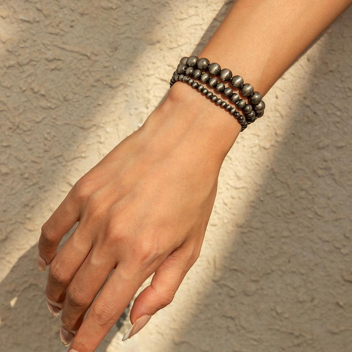 

Модная многослойная цепочка-свитер из круглых бусин, нишевая, легкая роскошь, высокое чувство, многослойная, круглая цепочка для ключиц, женская