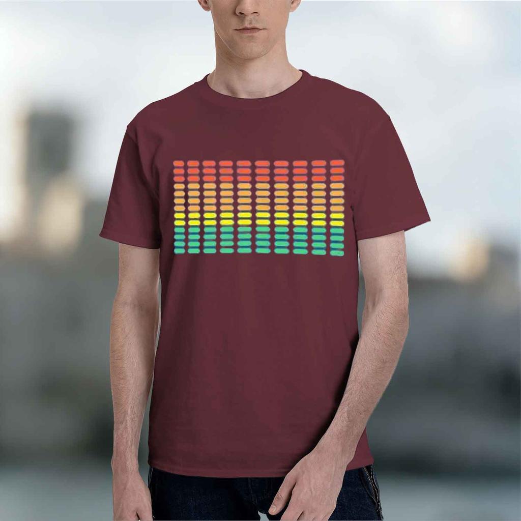 Colorful Grant Pattern Unisexs Tshirt Abstract Design Summer Casual Wear Gift For Him 2026 New Model Shortsleeve Crewneck Tshirt