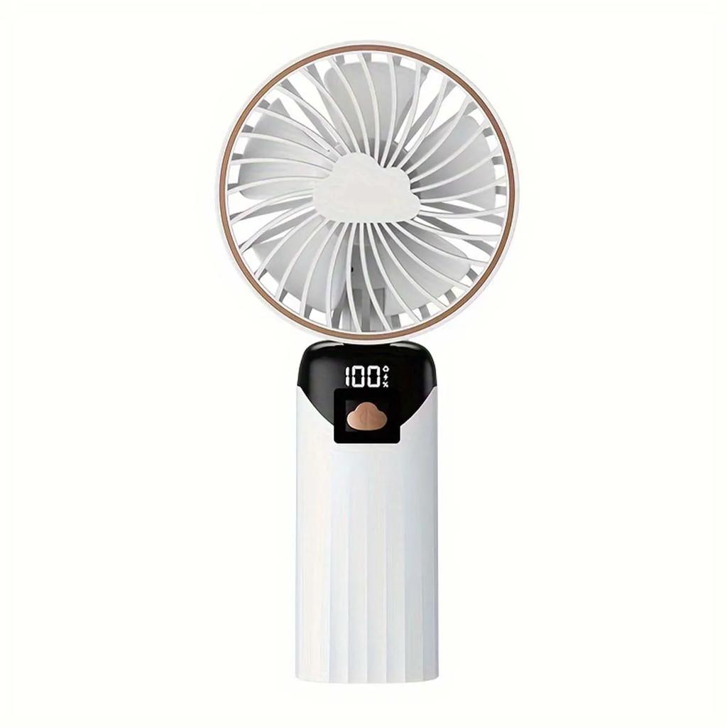 Electric Portable Fan Air Conditioner Mini Cooler Rechargeable Handheld Fans for Home Outdoor Hand Usb Conditioning Blades Fan