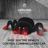 Kid Wall Climbing Chameleon Remote Control Cockroach Spider Gecko Simulation Crawling Toy Rechargeable Wall Climbing Tarantula