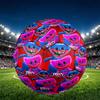 Huggy Wuggy Print Size 5 Soccer Ball, PU Wear Resistant Football for Match Training and Daily Practice, Birthday Gift for Soccer Fans