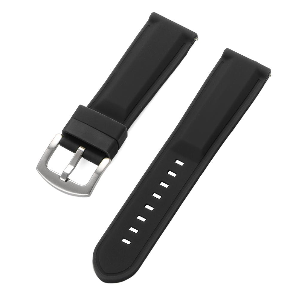 18mm 20mm 22mm 24mm Silicone Watch Band for Seiko Strap Rubber Bracelet Men Women Sport Replacement Watch Band for Omega Belt