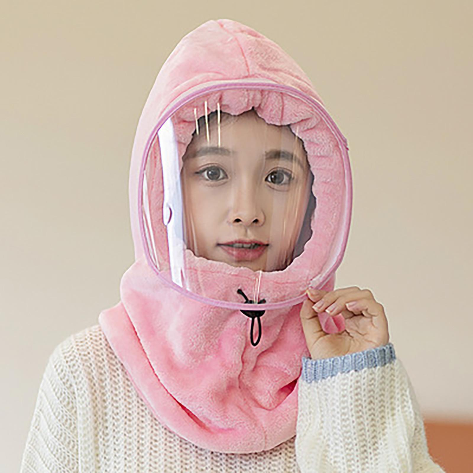 

(радость выбирать)Модная маска для верховой езды, шапка, уличная зимняя лыжная плюшевая защита ушей, теплая многофункциональная шапка