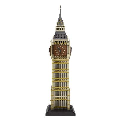 Frandy Nanoblock Landmark Large Building British Big Ben SM9920, Mixed Colors, Korean Popular Toys