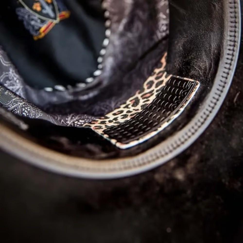 Șnur de strângere detașabil pentru pălărie de cowboy cu șnur Cheie lanț pentru pălărie Clip creativ pentru curea de pălărie Piele Exterior
