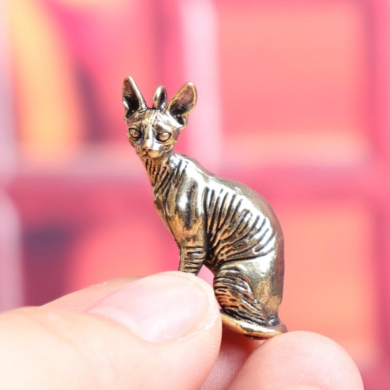 Animal Statues Figurines Retro Cats Statue Figurines Sculptures Tabletop Centerpieces Home Decors Collectibles Figurines