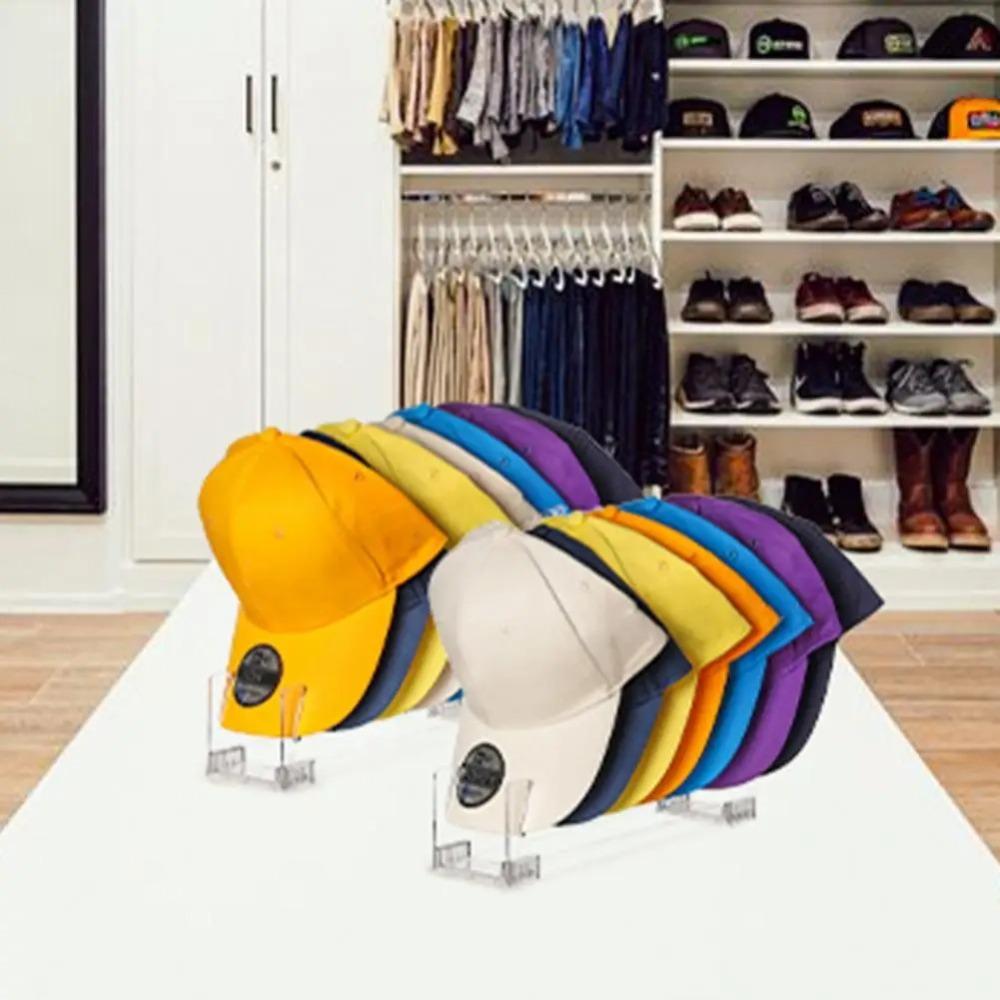 Smooth Edge Design Baseball Caps Organizer Cap Rack Display Hanger  for Bedroom Compact Hat