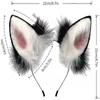 Handmade Faux Fur Fox Wolf Ears Headband Halloween Christmas Cosplay Party