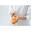 Suncraft Peeler, Made In Japan, Lightweight and Easy To Use, Peels Vegetables Easily, Orange, FC-108