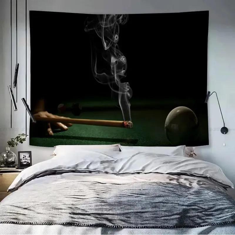 Billiards Animation Tapestry Office Living Room Tapestry Home Wall Decoration Tapestry
