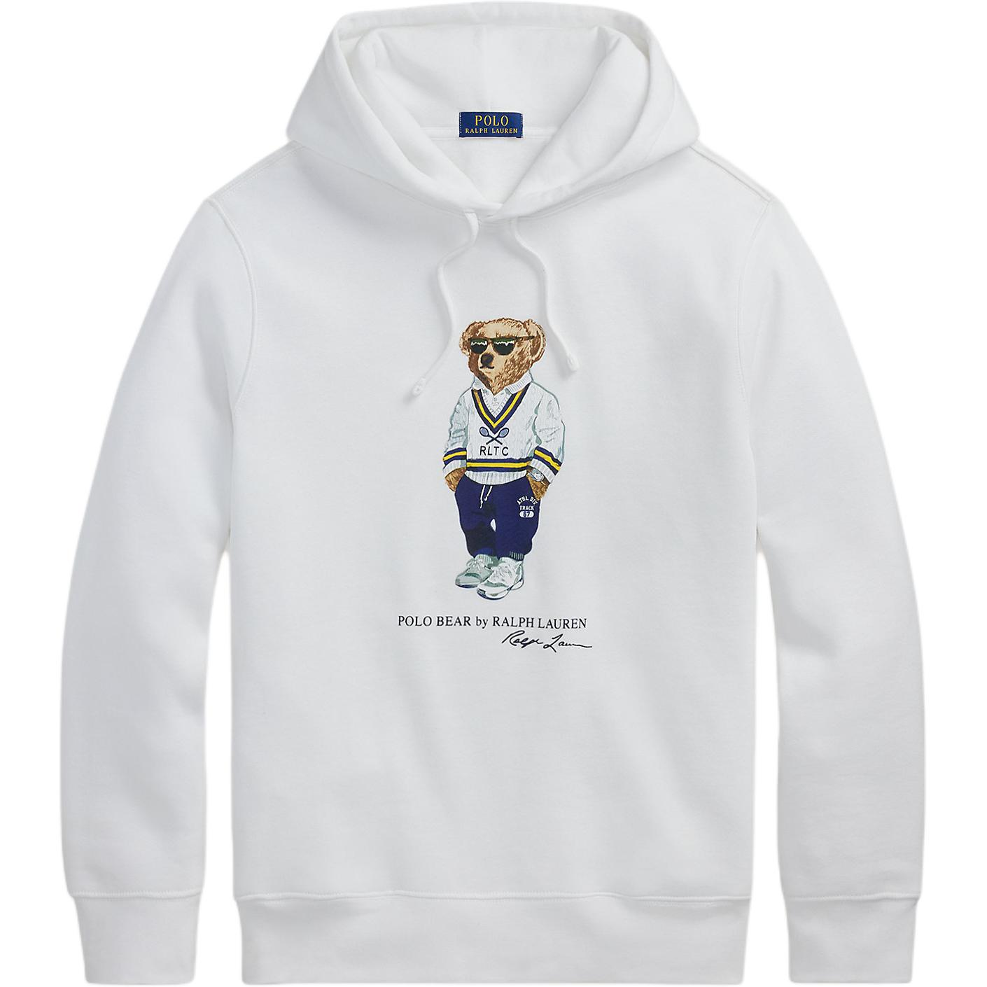 

Худи из смесового хлопка с принтом медведя Polo Ralph Lauren Мужские худи Белый 710973148-001 L