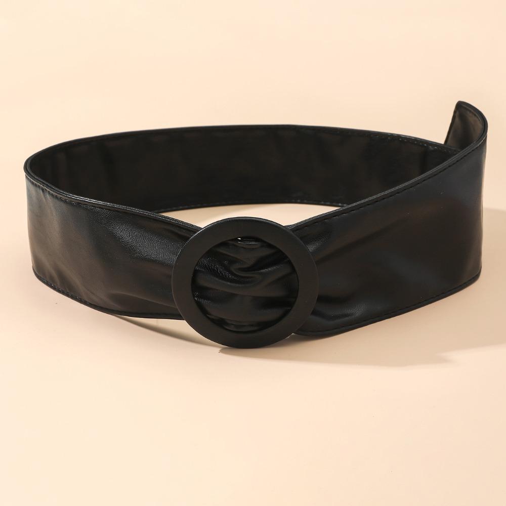 Adjustable Length Wide Waist Belt Wide Decorative Waistband Self-Tie Belt  For Party Daily Outfit