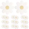 20 Pcs Decorations Flower Plate Platters Dessert Paper Plates Accessories White Kids