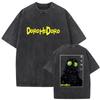 Washed Tee 2026 Anime Dorohedoro Kaiman Born To Eat Vintage Washed T Shirt Men Women Fashion Gothic O-Neck Oversized T-shirt Streetwear Oversize15