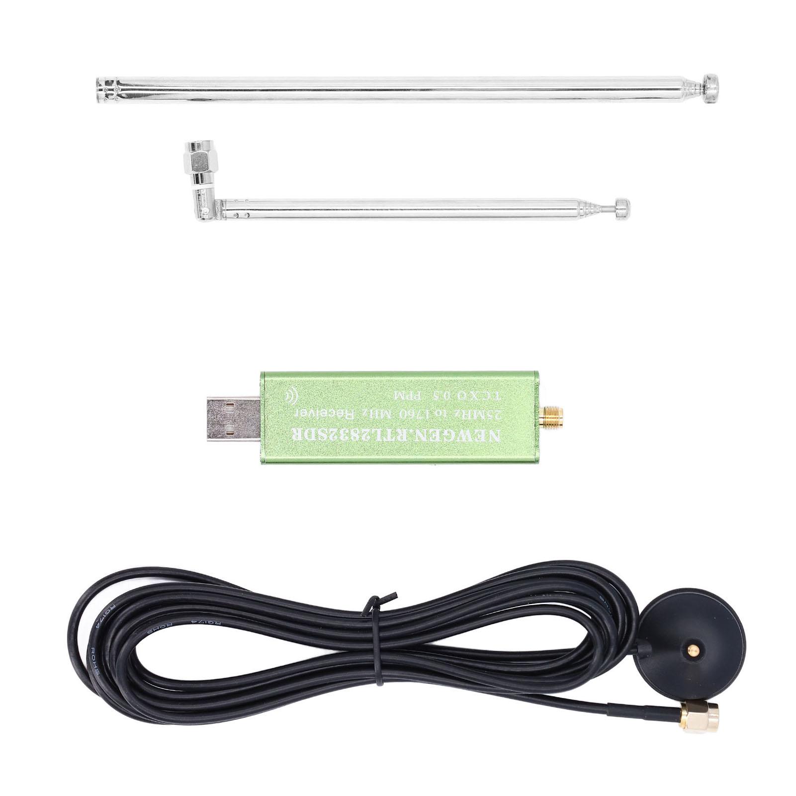 

Комплект программно-определяемого радио SDR TV Scanner Receiver RTL2832U R820T2 Full Band 25‑1760 МГц