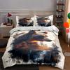 Bear Forest Landscape Bedding Duvet Cover Sets Duvet Covers Pillowcases Gifts (1 * Duvet Cover 2 * Pillowcases, Without Duvet Insert)