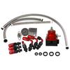 Universal Adjustable Fuel Pressure Regulator Guage Kit Oil Line 100PSI Guage Fpr AN6 Oil Hose Fitting EFI Engine Parts