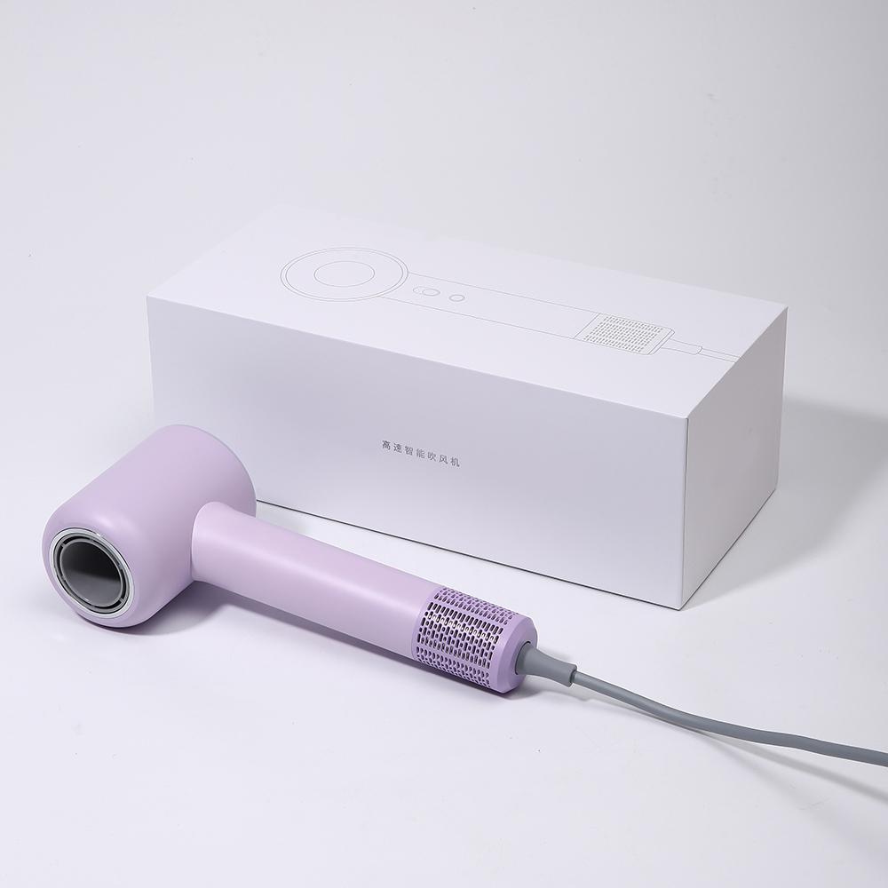 Sèche-cheveux professionnel Haute vitesse 23m/s Soin capillaire aux ions négatifs 110000 tr/min Sèche-cheveux Faible bruit Contrôle intelligent de la température