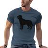 Black Lab Tshirt Christmas Casual Short Sleeve Top