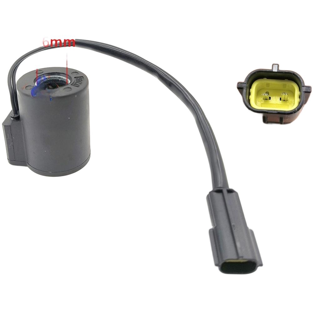24V Solenoid Valve Coil for DX55 DX75 Excavator Pilot Safety Lock Systems Supporting Factory Electrical Integration