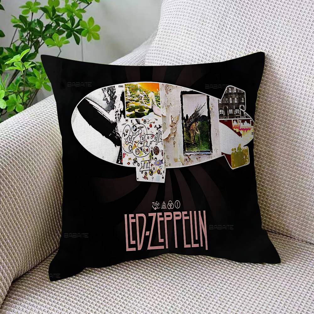 Classic Band L-Led Z-Zeppelin Pillow Cover For Bedroom Room And Living Room Sofa Decorative Cushion Cover
