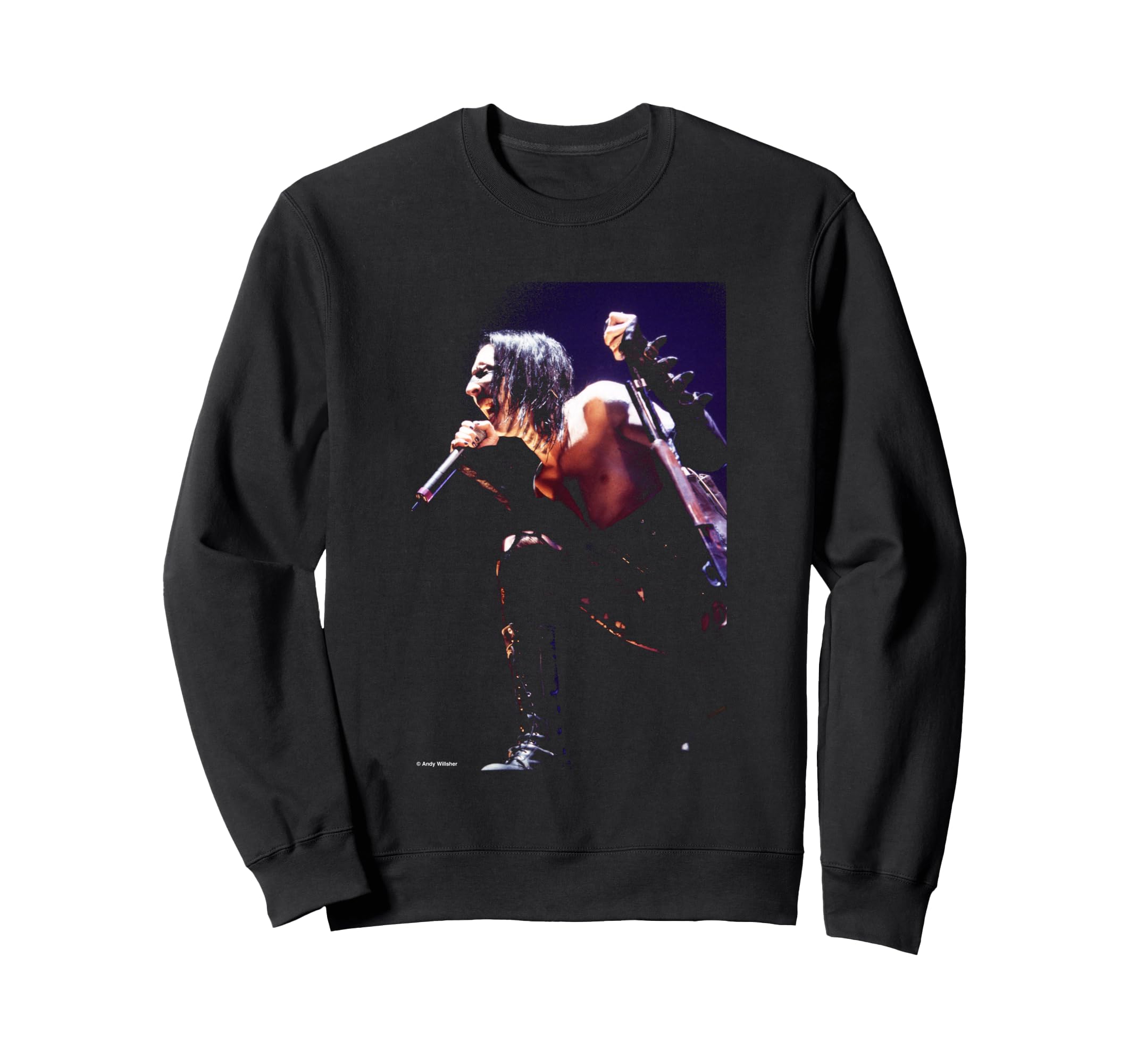 Marilyn Manson Live on Stage photos, Andy Wilshire sweatshirt
