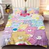Carebears Care Bears Anime Home Bedroom Comforte Nordic Polyester Material Suitable for Children and Adults 3-piece Set