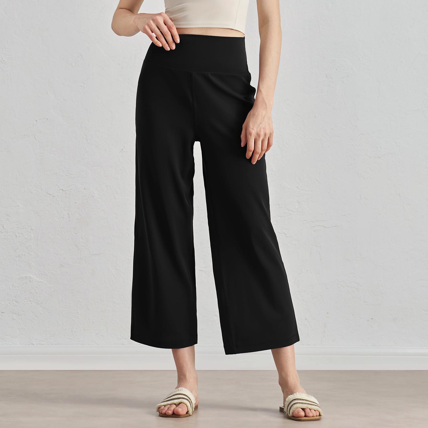 

Женские спортивные бриджи Huanpan 7/8 для весны/лета - Высококачественная одежда для бега и фитнеса L