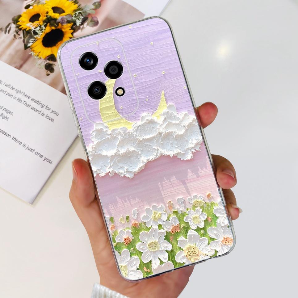 Flower Butterfly Women Fashion Back Cover For Huawei Honor 200 Lite Honor 200 Pro Phone Funda Transparent Soft TPU Honor200 Etui