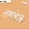 Degradable Corn Starch 3-Compartment Food Container