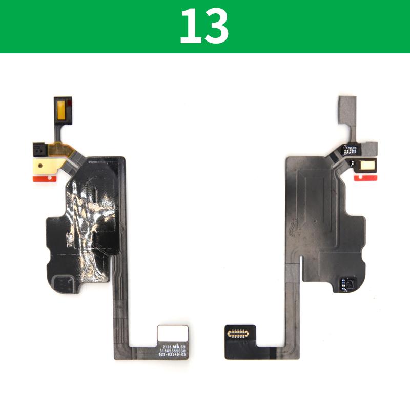 Ohrhörer Lautsprecher Leeres Flexkabel für iPhone 15 11-14 Plus Pro Max MINI Ohrhörer Face ID Näherungssensor Flex