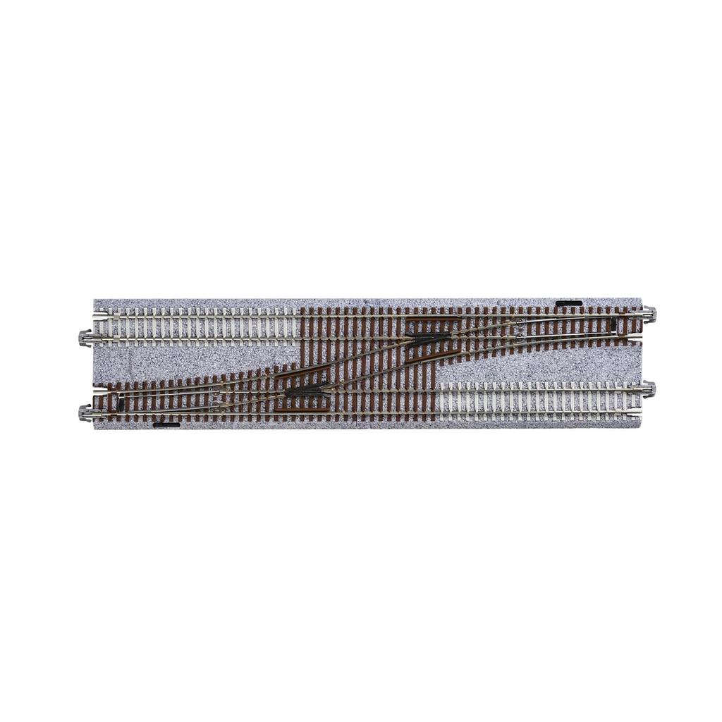 KATO N Gauge Double Crossover Left 4th Turnout #20-230 Model Railroad Track Accessories