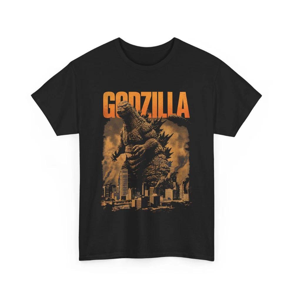 Godzilla Graphic Tee,Monster Lover T-Shirt,Retro Graphic Tee,Unisex Cotton Tee XXL