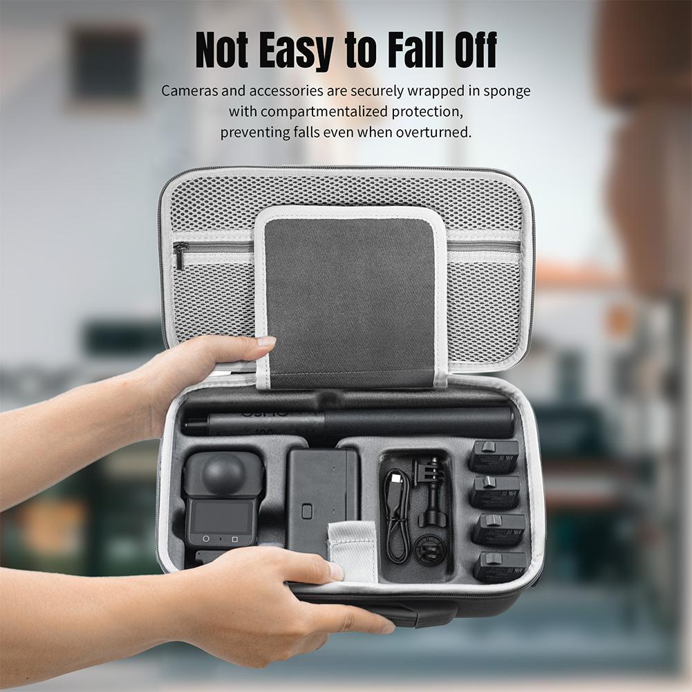 Carrying Case Travel Shoulder Bag For DJI OSMO 360 Camera Accessories Portable Crossbody Storage Bag PU Portable Handbag Box