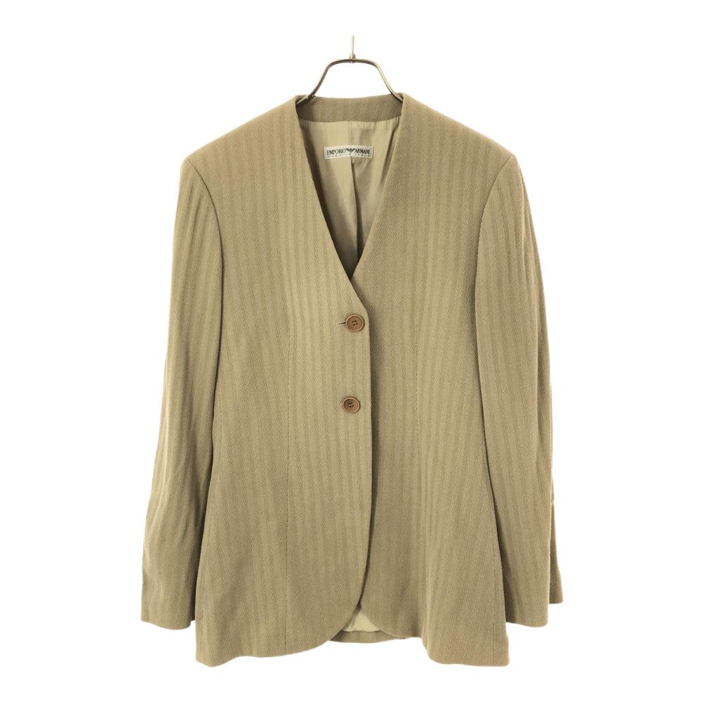 

Emporio Armani 90-е годы сделано в Италии Ёлочка Куртка без цвета Старый винтаж Женский Б/У