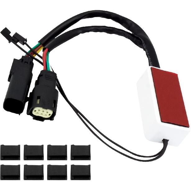 HDBUBALUS Smoke Saddlebag Tail Light LED Running Brake Sequential Turn Signal Lamp Fit for Harley Touring Street Gilde Road Gilde Road King Electra