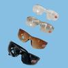 1Pcs Universal Protective Sunglasses Impact Resistant Dustproof Sand Proof Windproof Goggles Uv400 Sun Cycling Glasses