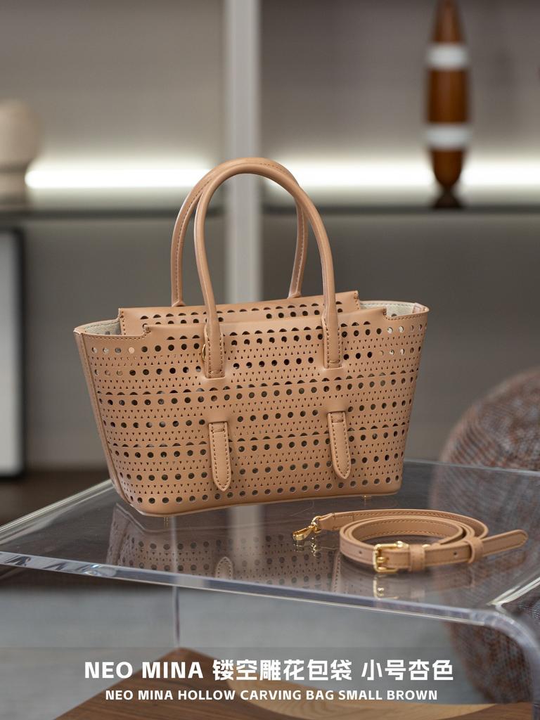 Neo 20th Anniversary Empty Tote Bag Edition Beach Style Casual Genuine Leather Womens Bag Large Capacity Handbag Single Handle Bag