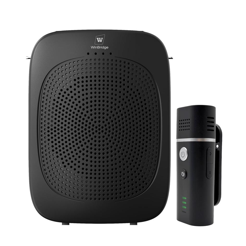 W Winbridge 15W Portable Hands-Free Speaker with Microphone for PA Systems, Meetings, Classrooms, and More (C006)
